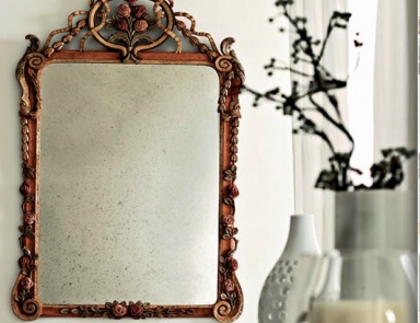 The mirror in rectangular frame, Silvano Grifoni