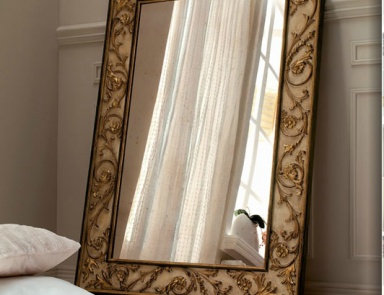 Wall mirror in rectangular frame, Silvano Grifoni