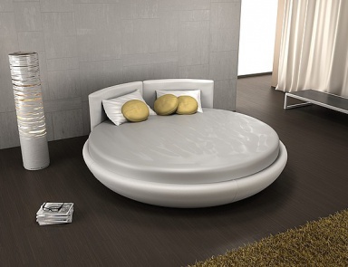 Round double bed with Cleo, Sm Divani