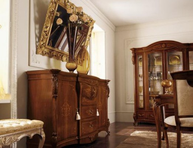A chest of drawers with hinged doors, Credenza - Grilli