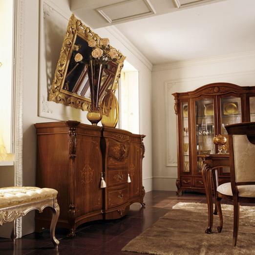 A chest of drawers with hinged doors, Credenza - Grilli
