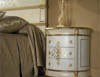 Bedside table bedside California mesita blanca, Vicente Zaragoza