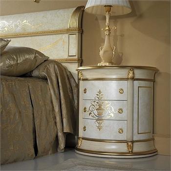 Bedside table mesita blanca California