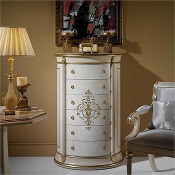 A chest of drawers comoda blanca, Vicente Zaragoza