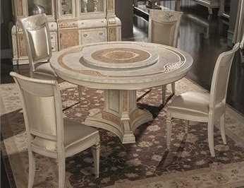 Viena table mesa redonda blanca, Vicente Zaragoza