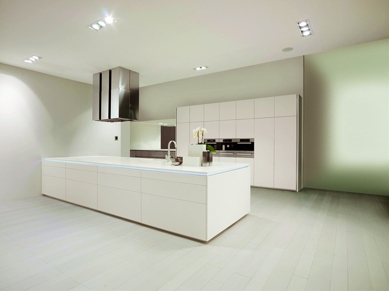 Set for the kitchen made of MDF with pull-out work surface ...