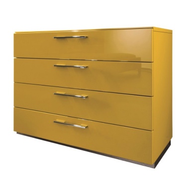 A Lilac dresser chest of drawers