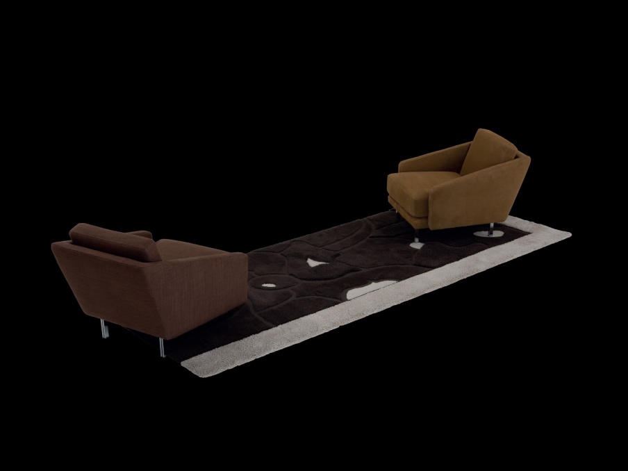 The Chicago armchair Armchair with frame in wood and metal, Il Loft