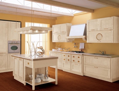 Set for the kitchen with glass shelves, La Vecchia Marina