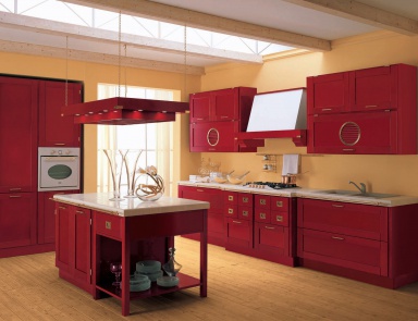 Set for the kitchen made of solid wood, La Vecchia Marina
