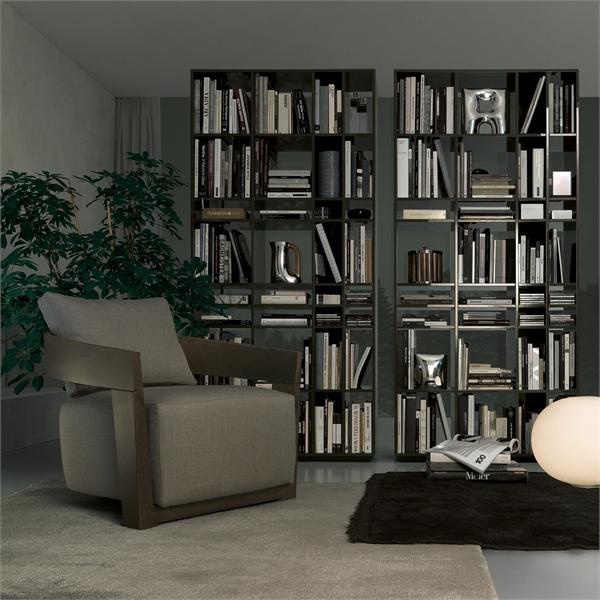 Bookcase with open shelves, Open Light - Jesse