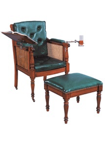 Chair with Ottoman for feet, Camerin