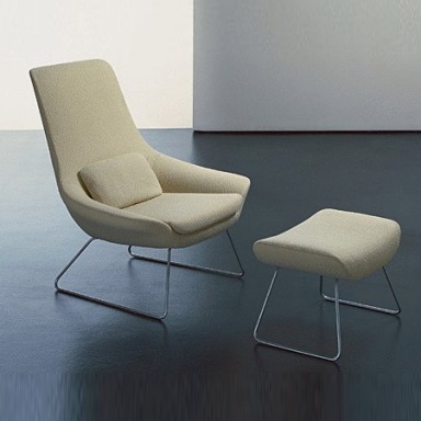 Armchair with Ottoman leg Folow