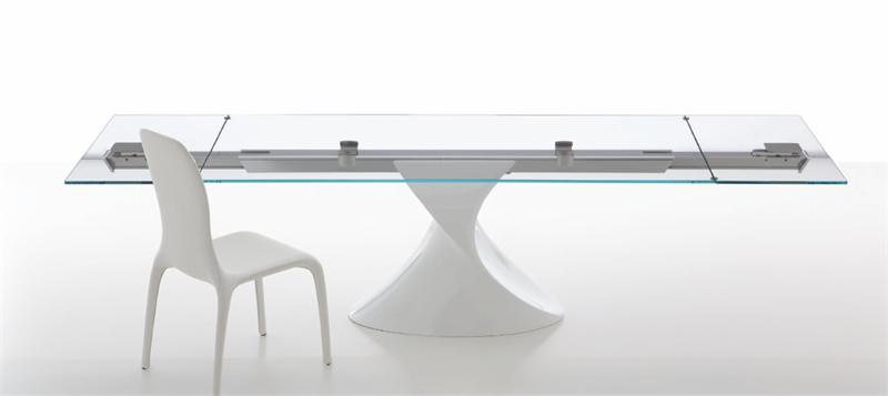Dining table on a metal frame, Tonin Casa