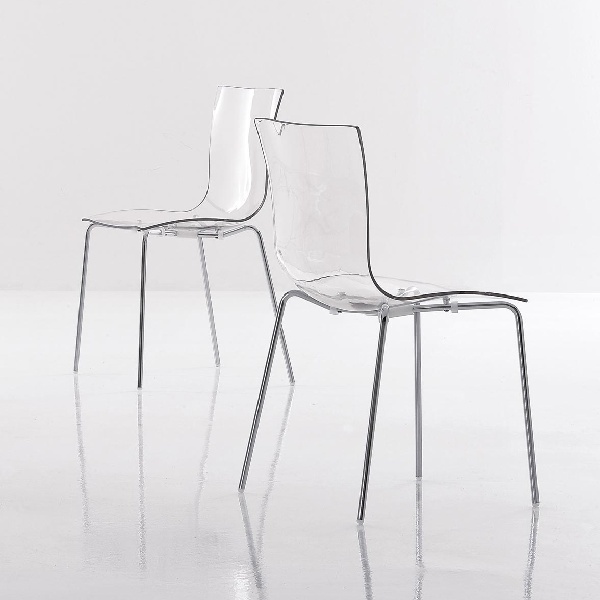 Chair with metal legs, Tonin casa