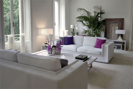 A sofa with wide armrests, Versace Home