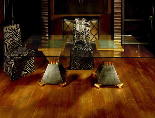 Dining table with rectangular top, Wama