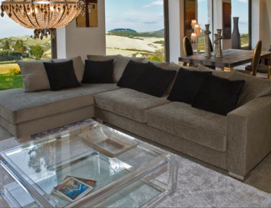 Corner sofa low lying Wama