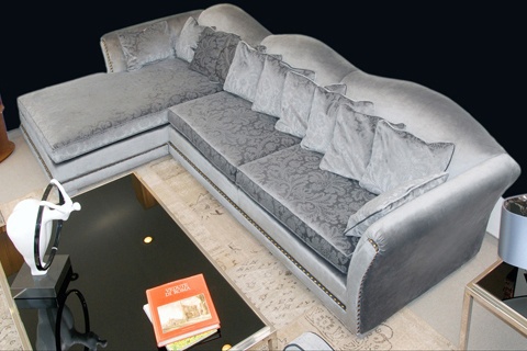 Modular sofa with a hidden frame, Wama