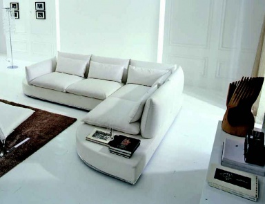 Corner sofa with a hidden frame, Valmori