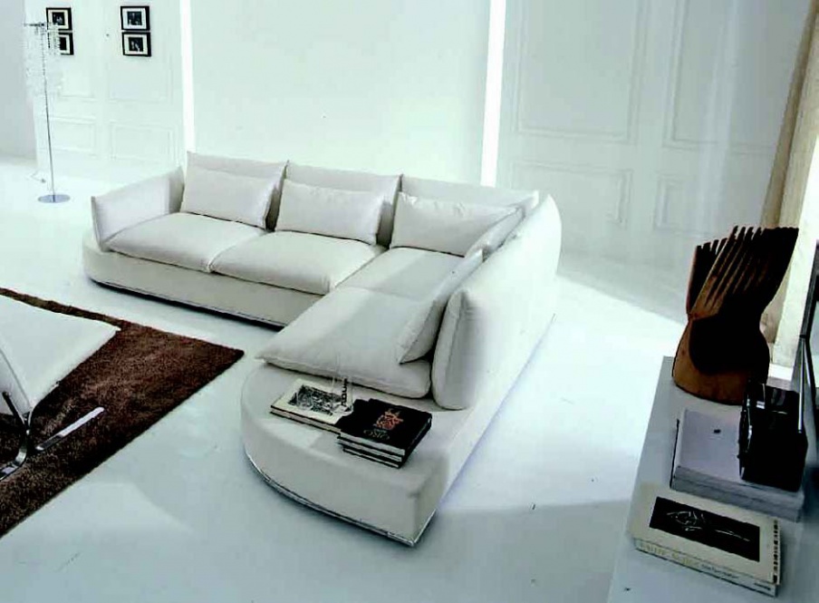 Corner sofa with a hidden frame, Valmori
