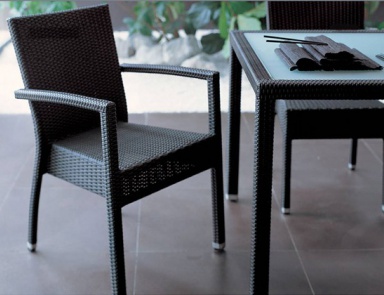 Chair with armrests, Varaschin