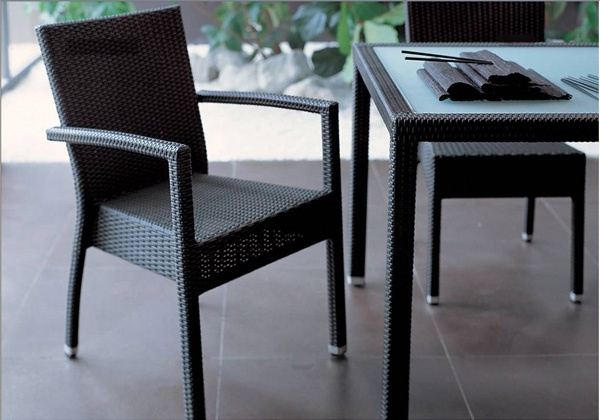 Chair with armrests, Varaschin