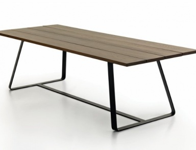 Dining table with rectangular top, Varaschin