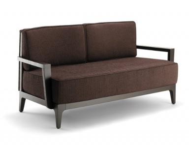 Two seater sofa with armrests, Varaschin