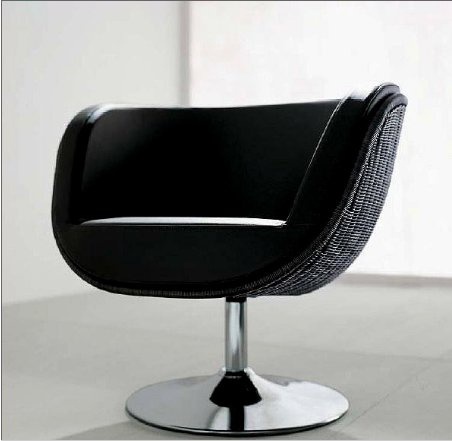 Chair on round base, Shell - Varaschin