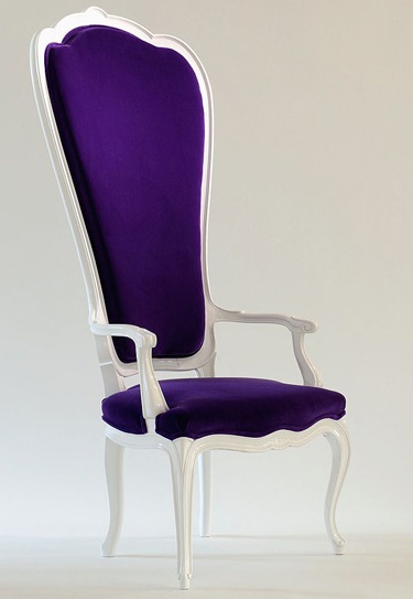 Chair with high back, Queen Dotsenko - Versace Home