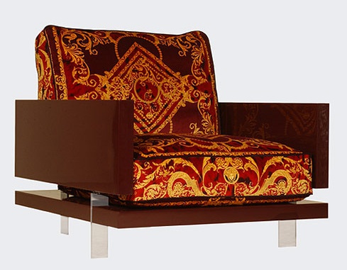 A chair with a hidden frame, Wellington - Versace Home