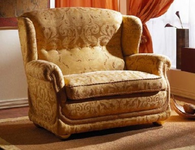 A chair with a hidden frame, Zanaboni