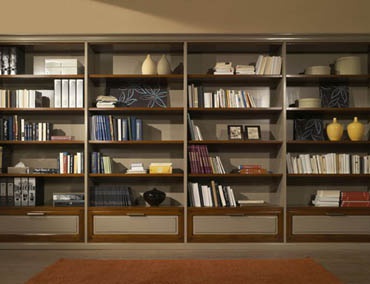 A bookcase with open shelves, Zilio 