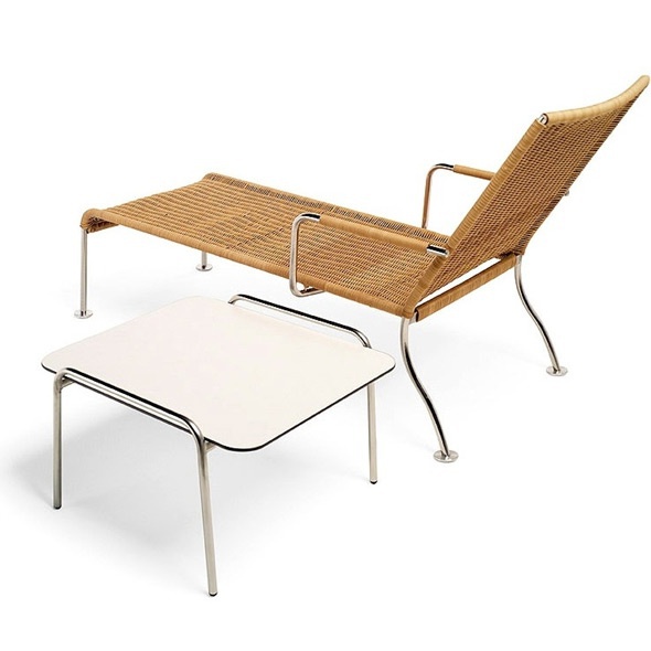 Deck chair with frame of steel tubes and seat made of PVC, wire and synthetic fiber Agra, Accademia