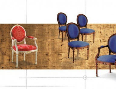 Chair with armrests, DL Decor