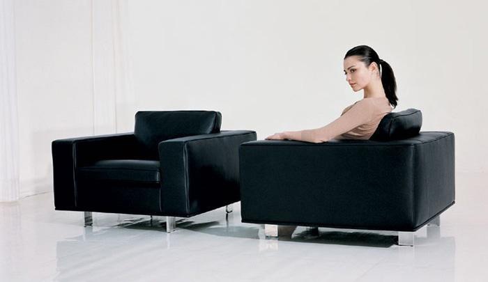 Chair with metal legs, Coast - Rivolta