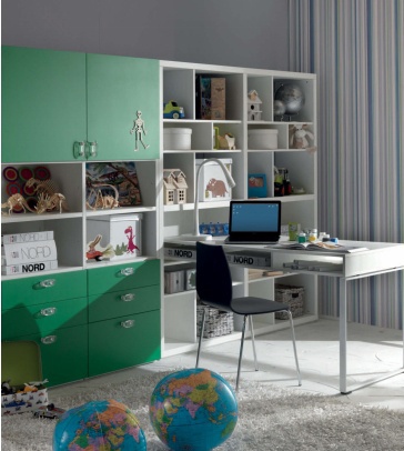 Modular system made of solid wood, Di Liddo & Perego