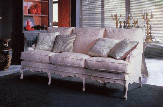 Three seater sofa with a hidden frame, Salda