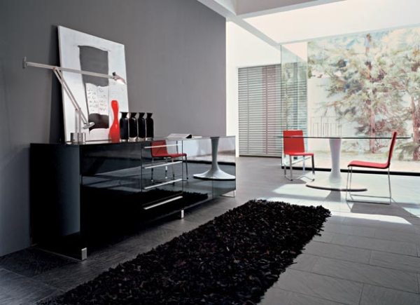 Dresser with metal legs, Santarossa