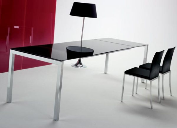 Dining table on high legs, Extenso - Santarossa