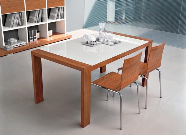 Dining table with rectangular top, Santarossa