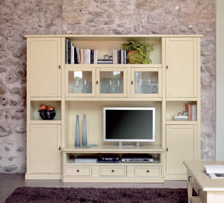 Modular system with hinged doors, Tonin casa