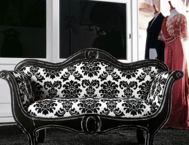 Two seater sofa with shaped back, Tonin casa