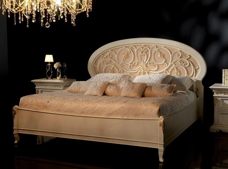 Double bed frame solid wood Montalcino, Bakokko