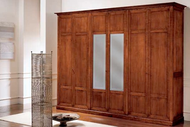 Wardrobe on a frame of solid Linden Damier, Bamax