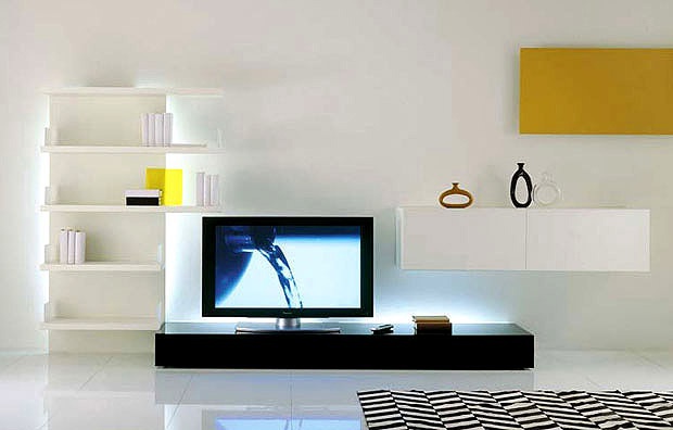TV stand made of particleboard NC Bases, Acerbis International