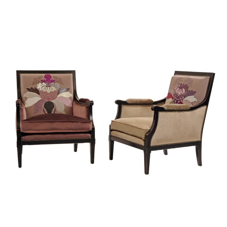 Chair with armrests, Emilie Bergere - Roche Bobois