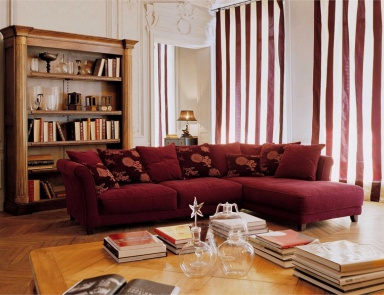 A sofa with a hidden frame, Flore - Roche Bobois