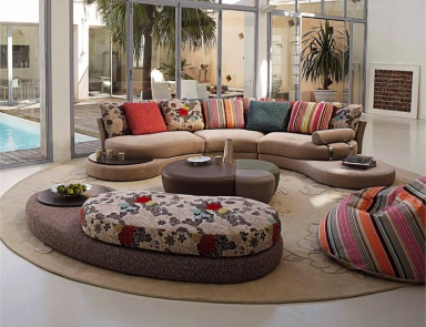 Semi-circular sofa, Formentera - Roche Bobois